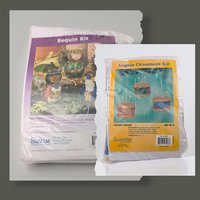 Vintage Sunrise Sequin Ornament Kits: Herrschners Christmas Craft Project, You Choose