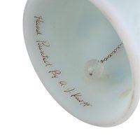 Vintage Fenton Art Glass Bell, Your Choice: Handpainted Floral or Custard Glass Handbell