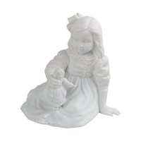 Vintage Dept 56 A Christmas Dollhouse: Winter Silhouette, 8-Piece Porcelain Figurine Set