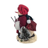 Vintage Grandeur Noel Snowman Figure, Your Choice: Skiing, Tire Swing, or Holiday Collectible