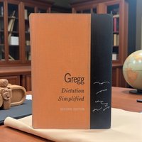 Vintage 1955 Gregg Dictation Simplified: Second Edition Shorthand Practice Book