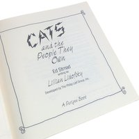 Vintage 1995 Cats and the People They Own: Ed Strnad Comic Humor Book