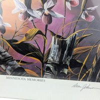 Vintage Dean Johnson Minnesota Memories Art Print: Numbered 390/1000 Nature Scene