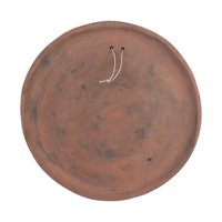 Vintage Aztec Calendar Wall Art: Terracotta Sun Stone Plaque Made in Mexico Folk Art