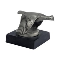 Vintage 1982 Ford Hood Ornament: Franklin Mint Pewter Quail Sculpture