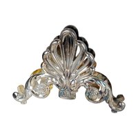 Vintage Silver Plate Silverware Rests: Set of 3 Ornate Cutlery Holders