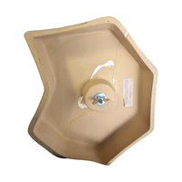 Vintage Warrior Figure with Spear: JH Boone Co. Terracotta Statue