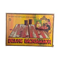 Vintage 1970s Deluxe Backgammon Game: Pleasantime Games, Classic Strategy Board Game