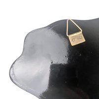 Vintage Vietnam Map Wall Clock: Mother of Pearl Inlay, Lacquerware Zodiac Clock