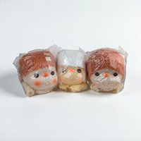 Vintage Set of 3 Large 6" Plastic Doll Heads and Hands Set: J.Shin Doll Making Supplies