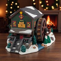1999 Rock Creek Mill House: Dept 56 Snow Village Christmas Building