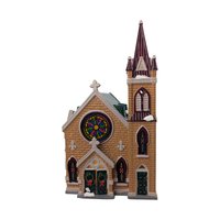 1993 Mount Olivet Church: Dept 56 Snow Village Lighted Building