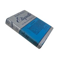 Vintage 1945 Etiquette Book: Emily Post's Blue Book of Social Usage, Post-War Manners Guide