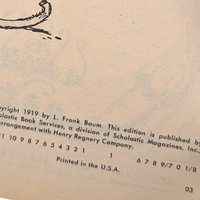 Vintage 1960s The Magic of Oz: L. Frank Baum Paperback, Scholastic Fantasy Novel