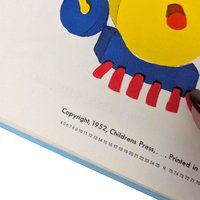 Vintage 1952 Children's Book: Mystery of the Broken Bridge by Margaret Friskey, Train Story