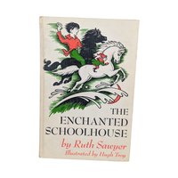 Vintage 1956 Ruth Sawyer Book: The Enchanted Schoolhouse, Irish Folklore Fantasy Novel