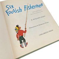 Vintage 1957 Six Foolish Fishermen: Benjamin Elkin Picture Book