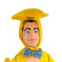 2001 Larry Fine Chicken Plush Doll: The Three Stooges C3 Entertainment Toy