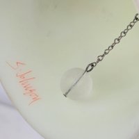 Vintage Fenton Art Glass Bell, Your Choice: Handpainted Floral or Custard Glass Handbell