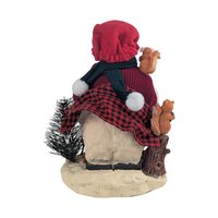 Vintage Grandeur Noel Snowman Figure, Your Choice: Skiing, Tire Swing, or Holiday Collectible