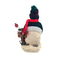 Vintage Grandeur Noel Snowman Figure, Your Choice: Skiing, Tire Swing, or Holiday Collectible