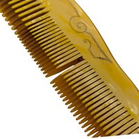 Vintage 1930s Celluloid Vanity Set: Art Deco Dresser Mirror and Brush