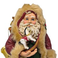 Vintage 1990s 21st Century Claus: Midwest of Cannon Falls Santa Figure