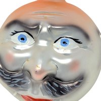 Vintage Upside Down Man Ornament: German Style Blown Glass Figurine