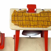 Vintage 1971 Fisher-Price Schoolhouse: Little People Toy Playset #923