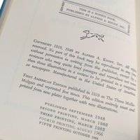 Vintage 1966 The Three Royal Monkeys: Walter de la Mare Fantasy Novel