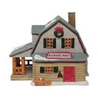 Vintage 1994 Lemax Trading Post: Dickensvale Lighted Christmas Village House