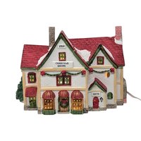 Vintage 1993 Lemax Christmas Shoppe: Dickensvale Porcelain Lighted House