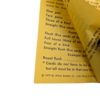 Vintage 1973 Solotaire Game: Milton Bradley Solitaire Poker Board Game