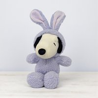 Vintage Hallmark Snoopy Plush: Peanuts Dog in Purple Bunny Suit