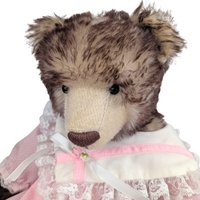 Vintage Mohair Artist Bear: Handmade by Debra Bistodeau, One of a Kind OOAK Toy