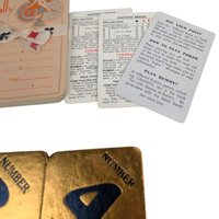 Vintage 1930s Art Deco Bridge Set: Unused Progressive Bridge Game Night Supplies