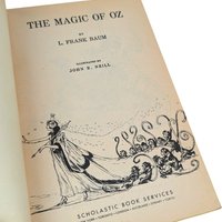 Vintage 1960s The Magic of Oz: L. Frank Baum Paperback, Scholastic Fantasy Novel