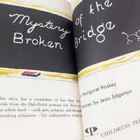 Vintage 1952 Children's Book: Mystery of the Broken Bridge by Margaret Friskey, Train Story