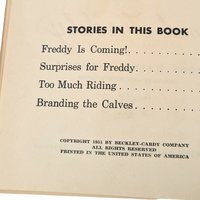 Vintage 1951 Cowboy Sam Book: Cowboy Sam and Freddy by Edna Walker Chandler, Western Reader