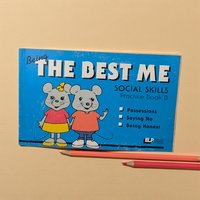 Vintage 1992 Social Skills Workbook: Being The Best Me, Homeschool Teacher Resource
