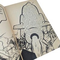 Vintage 1978 Superman Puzzle Book: DC Comics Maze Challenge, Unused Activity Book