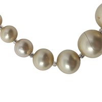 Vintage Graduated Faux Pearl Necklace: Classic Bead Strand Jewelry