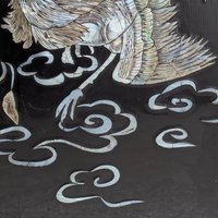 Set of 4 Vintage Korean Abalone Panels: Four Auspicious Creatures Art