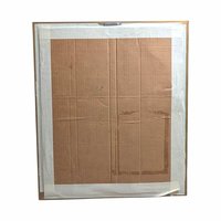 Vintage Egyptian Papyrus Painting: King Tut and Ankhesenamun