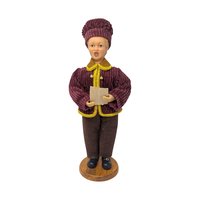 Vintage Christmas Caroler Figures: Boy and Girl Set Holiday Decor