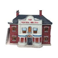 Vintage 1994 Lemax The Old Bull and Bear: Dickensvale Lighted Christmas Village Pub
