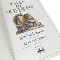 Vintage 1979 Tales of Oliver Pig: Jean Van Leeuwen & Arnold Lobel Children's Book