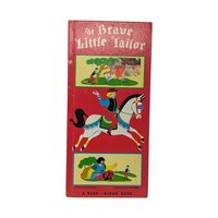 1963 The Brave Little Tailor Hardcover Book: Edith Lowe & Dolli Tingle Read-Aloud Fairy Tale