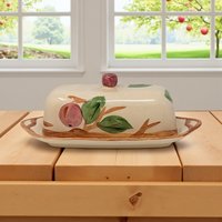 Vintage Franciscan Apple Butter Dish: Made in England Pottery