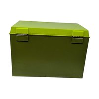 Vintage 1970 Betty Crocker Recipe Library: Green Plastic Box with Card Set